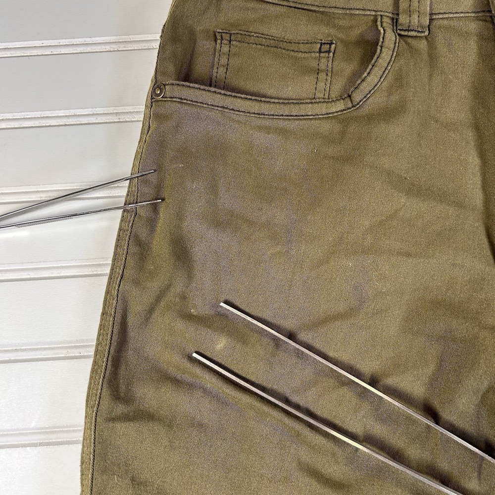 TD Apparel Carlos Ray Tactical Pants Mens 32x32(Fits 34x32) Slim Fit Khaki Olive - Picture 6 of 16